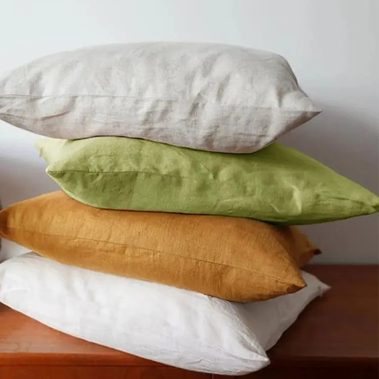 Pure Linen Colorful Pillowcase