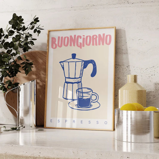Espresso Coffee Wall Print
