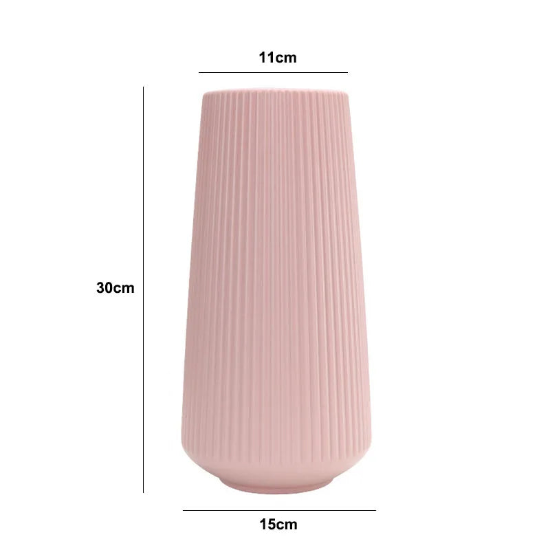 Modern Morandi Plastic Vase