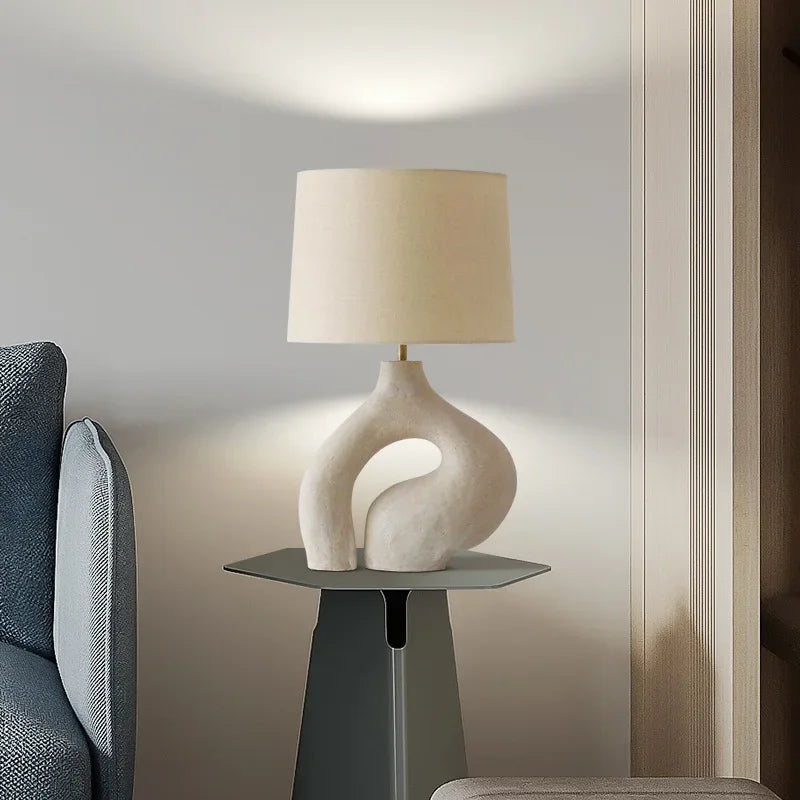 Nordic Abstract Modern Ceramic Table Lamp