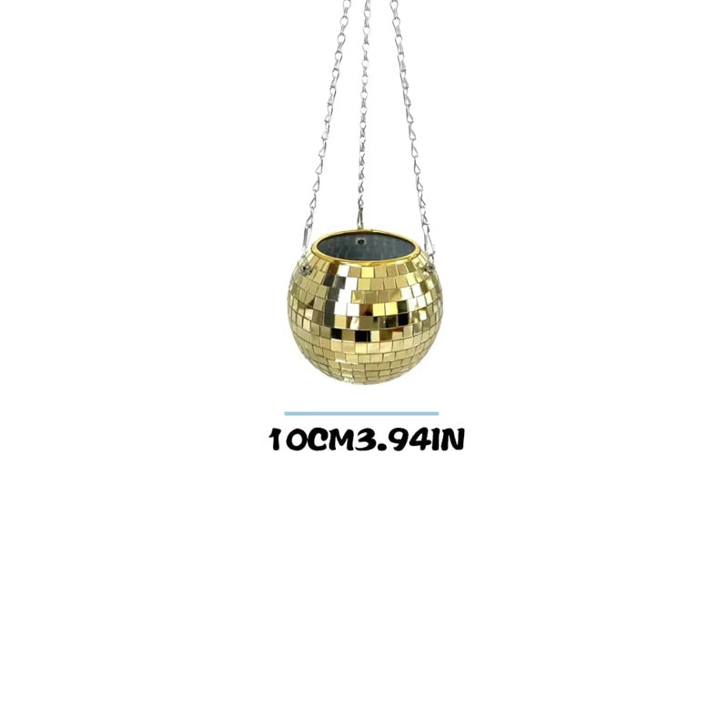 Disco Ball Flower Vase