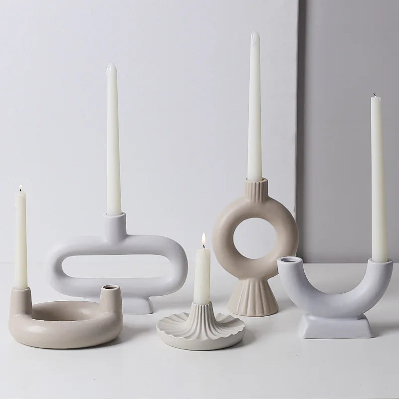 Nordic Curvy Candle Holder