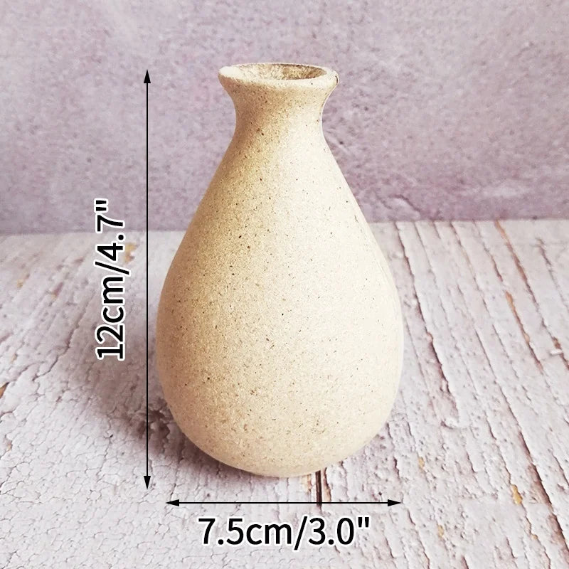 Wooden Nordic Flower Vase