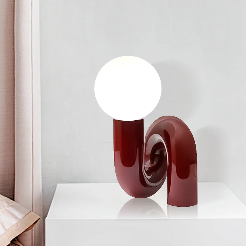 Nordic Modern Curvy Table Lamp