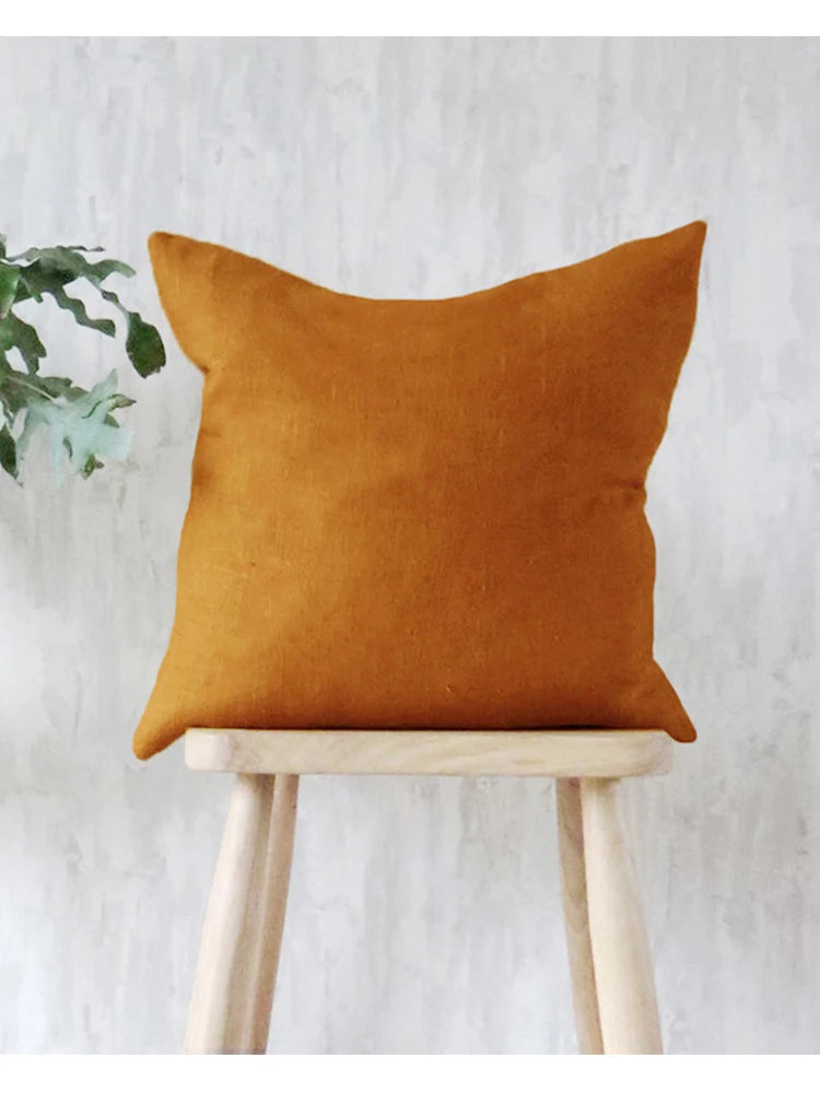 Pure Linen Colorful Pillowcase