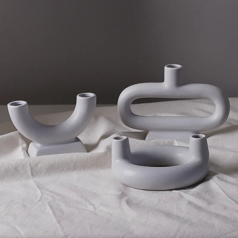 Nordic Curvy Candle Holder