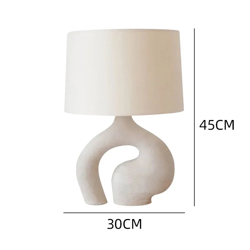 Nordic Abstract Modern Ceramic Table Lamp