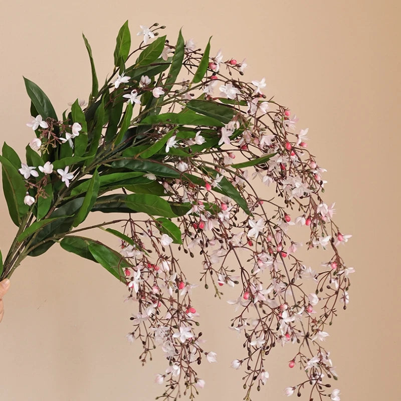 1PC Artificial Weeping  Jasmine Flower Wisteria Branch