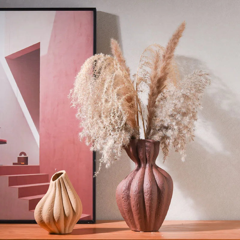 Nordic Mush Form Ceramic Flower Vases