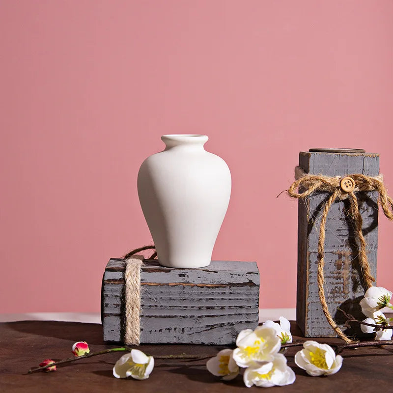Solid Ceramic Modern Flower Vase