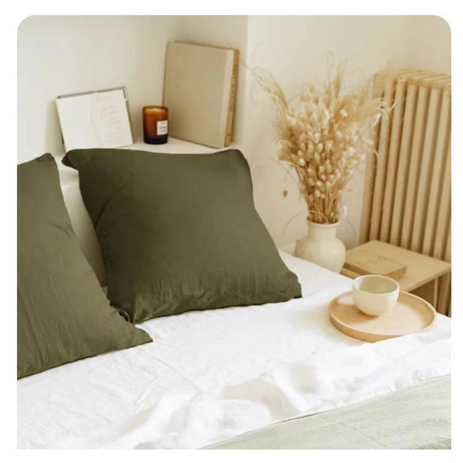 Pure Linen Colorful Pillowcase