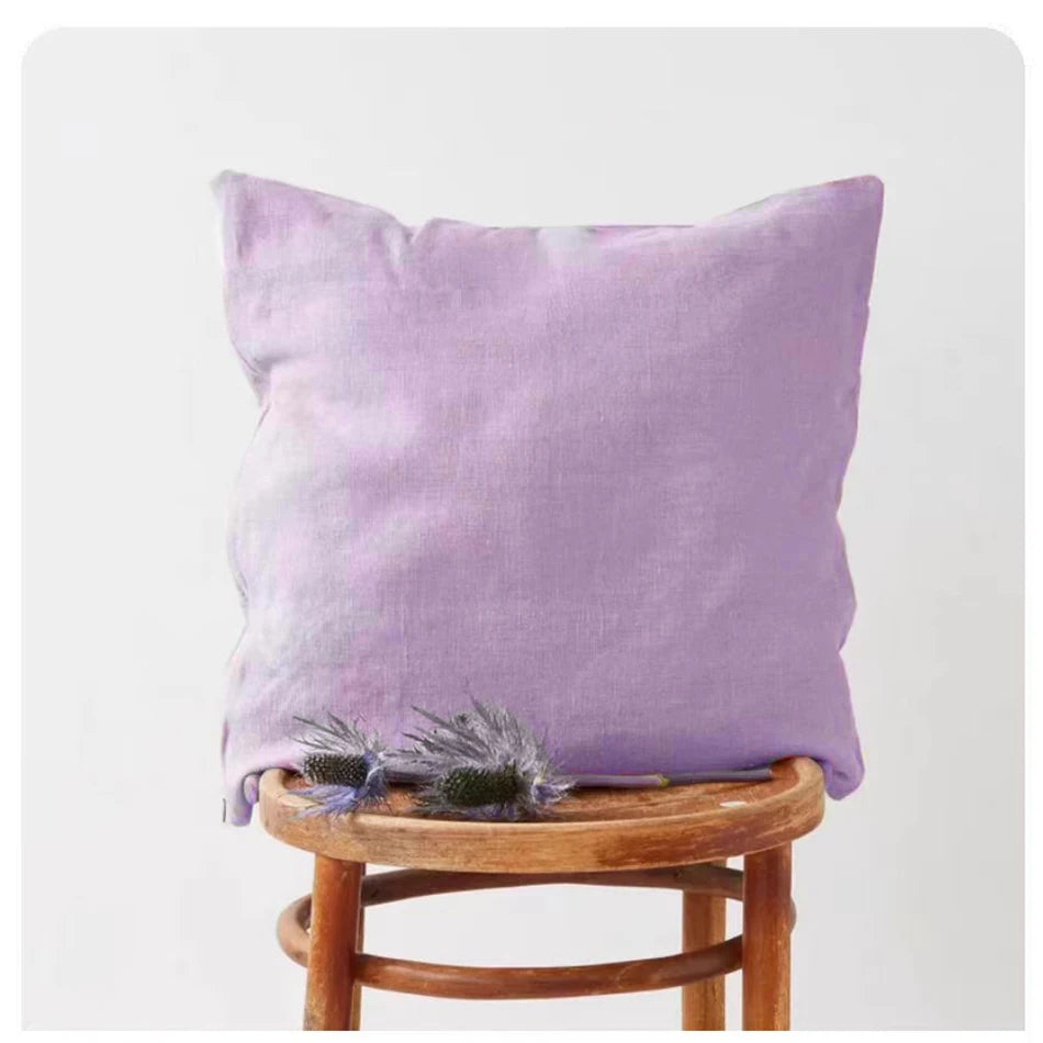 Pure Linen Colorful Pillowcase