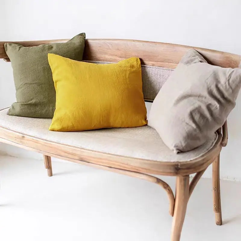 Pure Linen Colorful Pillowcase