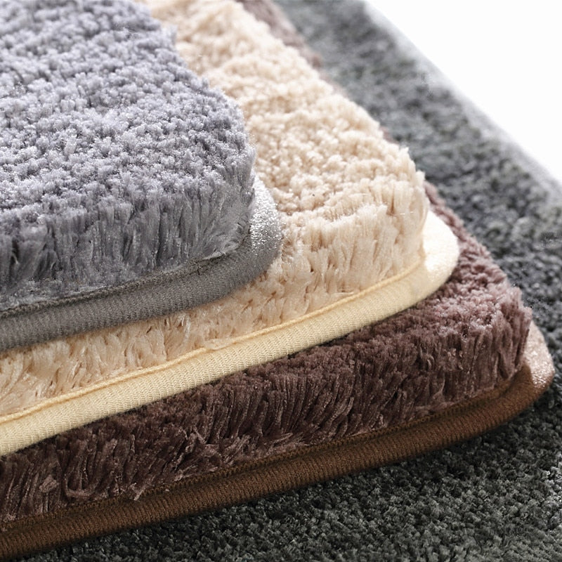 Solid Microfiber Bath Mat