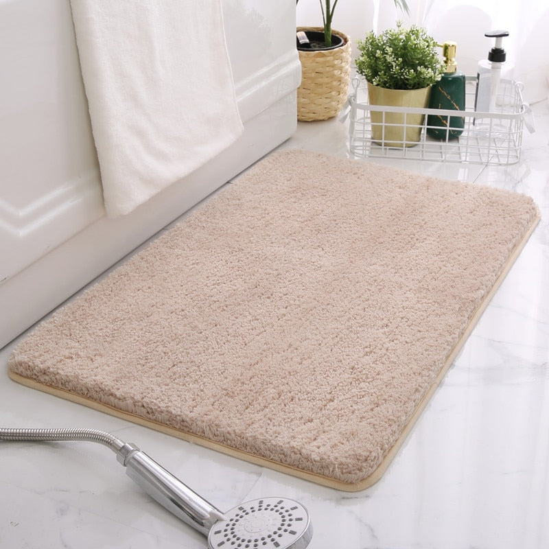 Solid Microfiber Bath Mat
