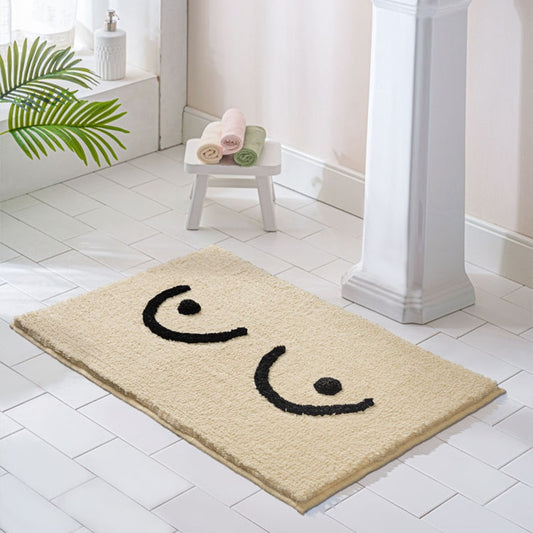 Tufted Boob Bath Mat