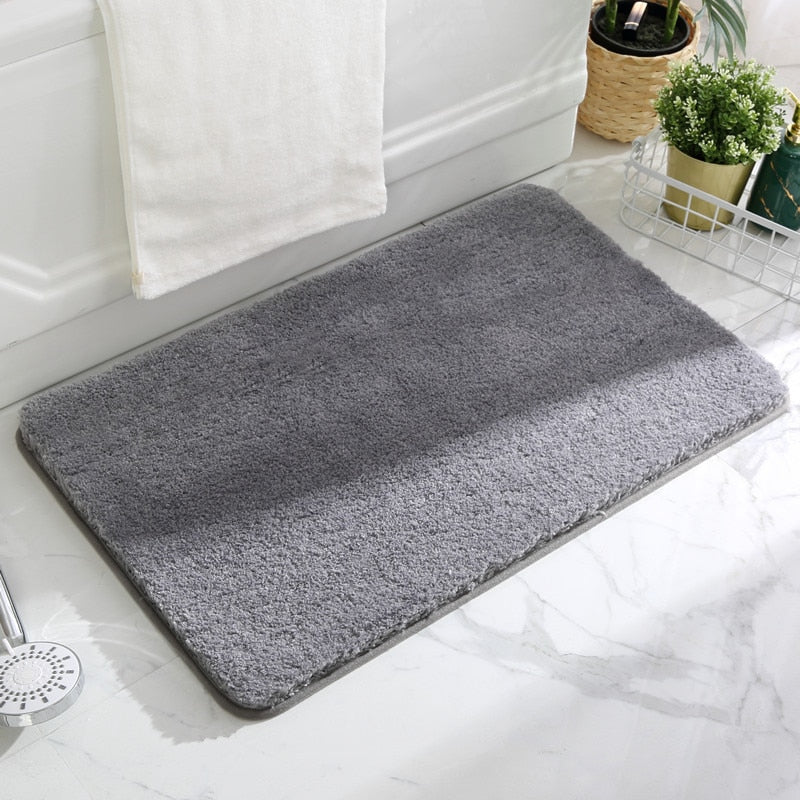 Solid Microfiber Bath Mat