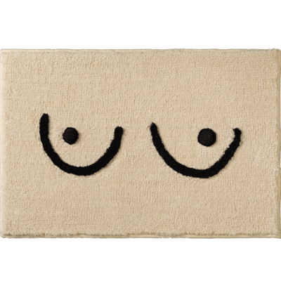 Tufted Boob Bath Mat