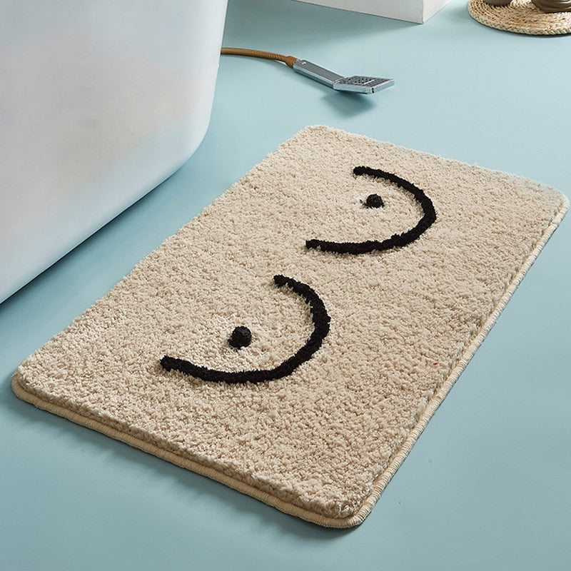 Tufted Boob Bath Mat
