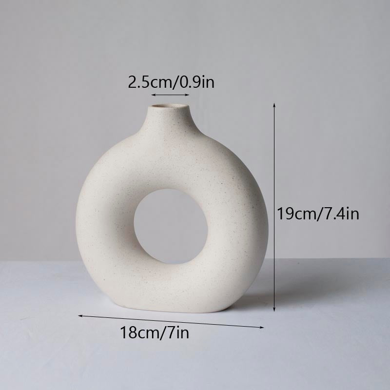 Nordic Ceramic Round Vase