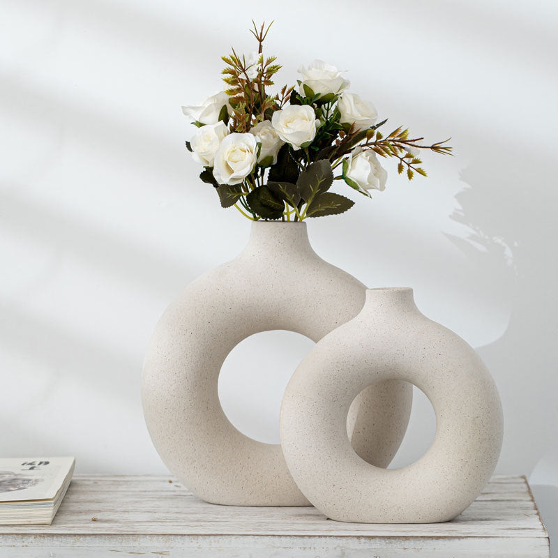 Nordic Ceramic Round Vase