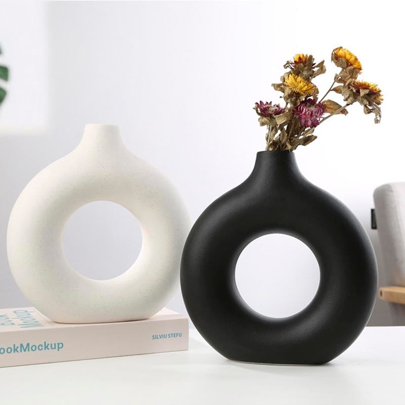 Nordic Ceramic Round Vase
