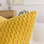 Cozy Woven Textured Pillow Cover