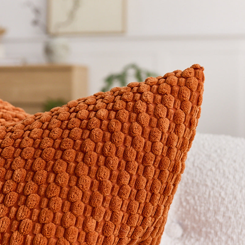 Cozy Woven Textured Pillow Cover