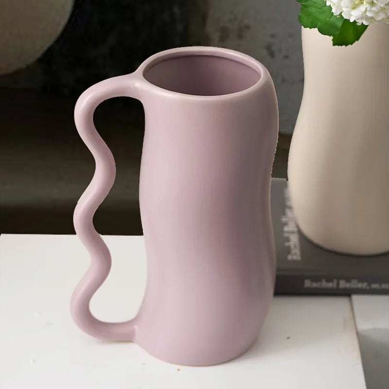 Wavy Cup Flower Vase
