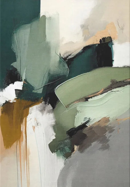 Nordic Minimalist Abstract Paint Style Wall Print