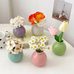 Ceramic White Mini Flower Vase