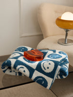 Smiley Patterned Throw Blanket