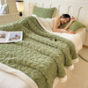 Heart Blanket Green / 60x80”