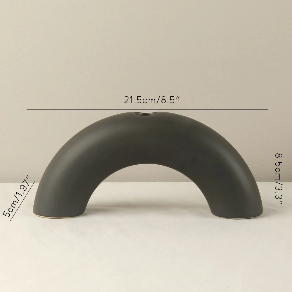 Ceramic Arch Candle Holder