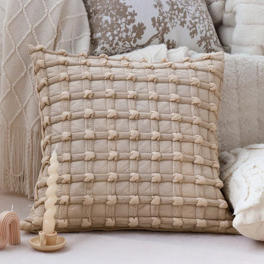 Square Tufted Pillow Cover