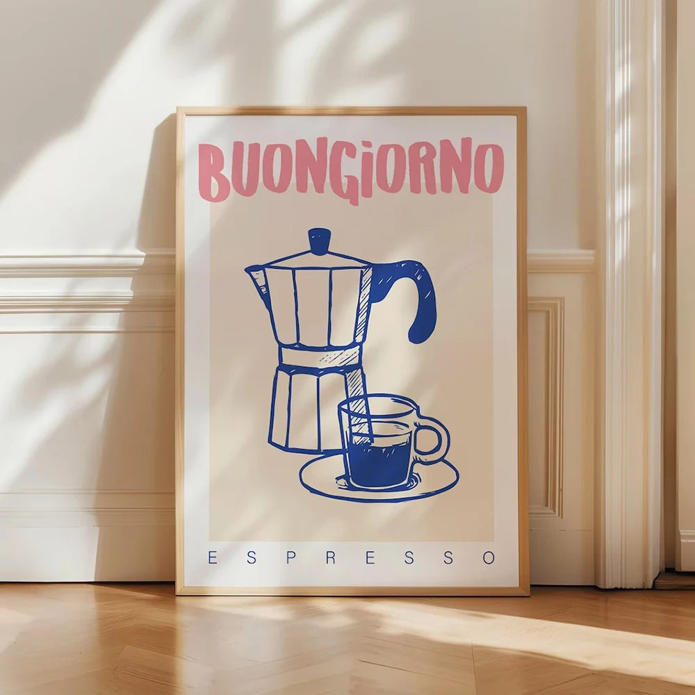 Espresso Coffee Wall Print