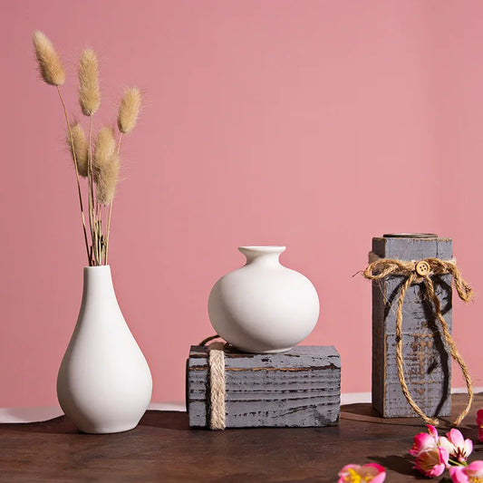 Solid Ceramic Modern Flower Vase