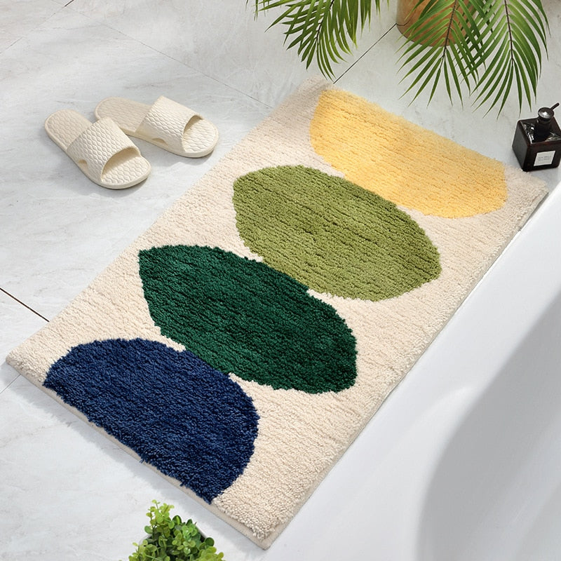 Colorful Ovals Bath Mat