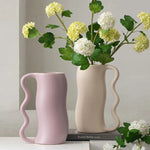 Wavy Cup Flower Vase