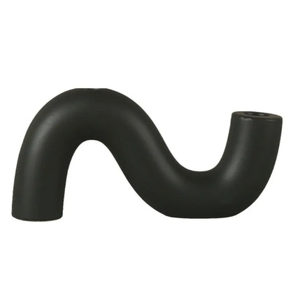 Wavy Ceramic Candle Holder