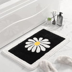 Daisy Flower Bath Mat Soft