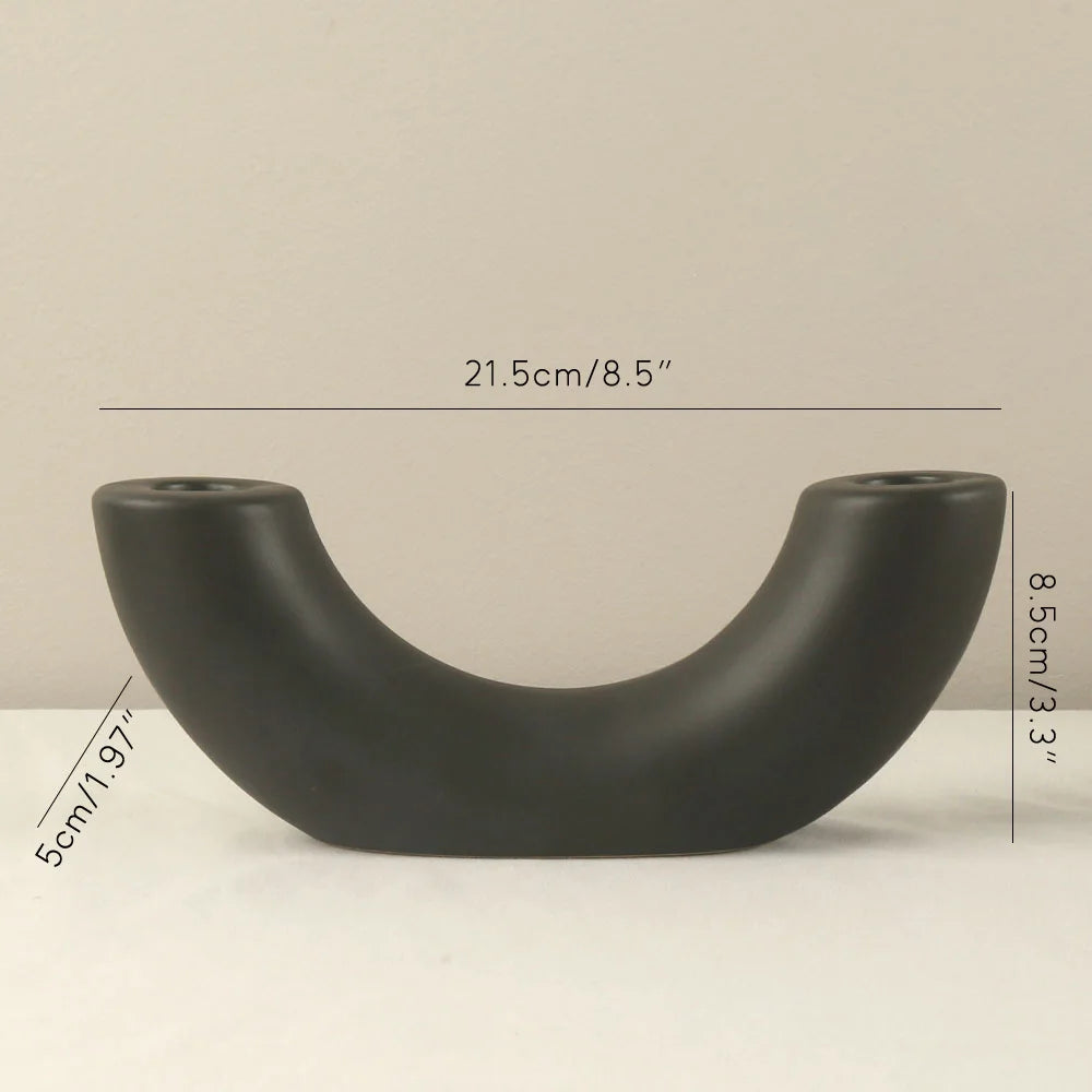 Ceramic Arch Candle Holder