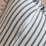 Ramie Striped Pillow Cover