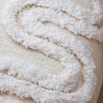 Fuzzy Tufted Wavy Pillow Cover