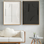 Modern Abstract Nordic 3D Geometric Canvas Wall Art