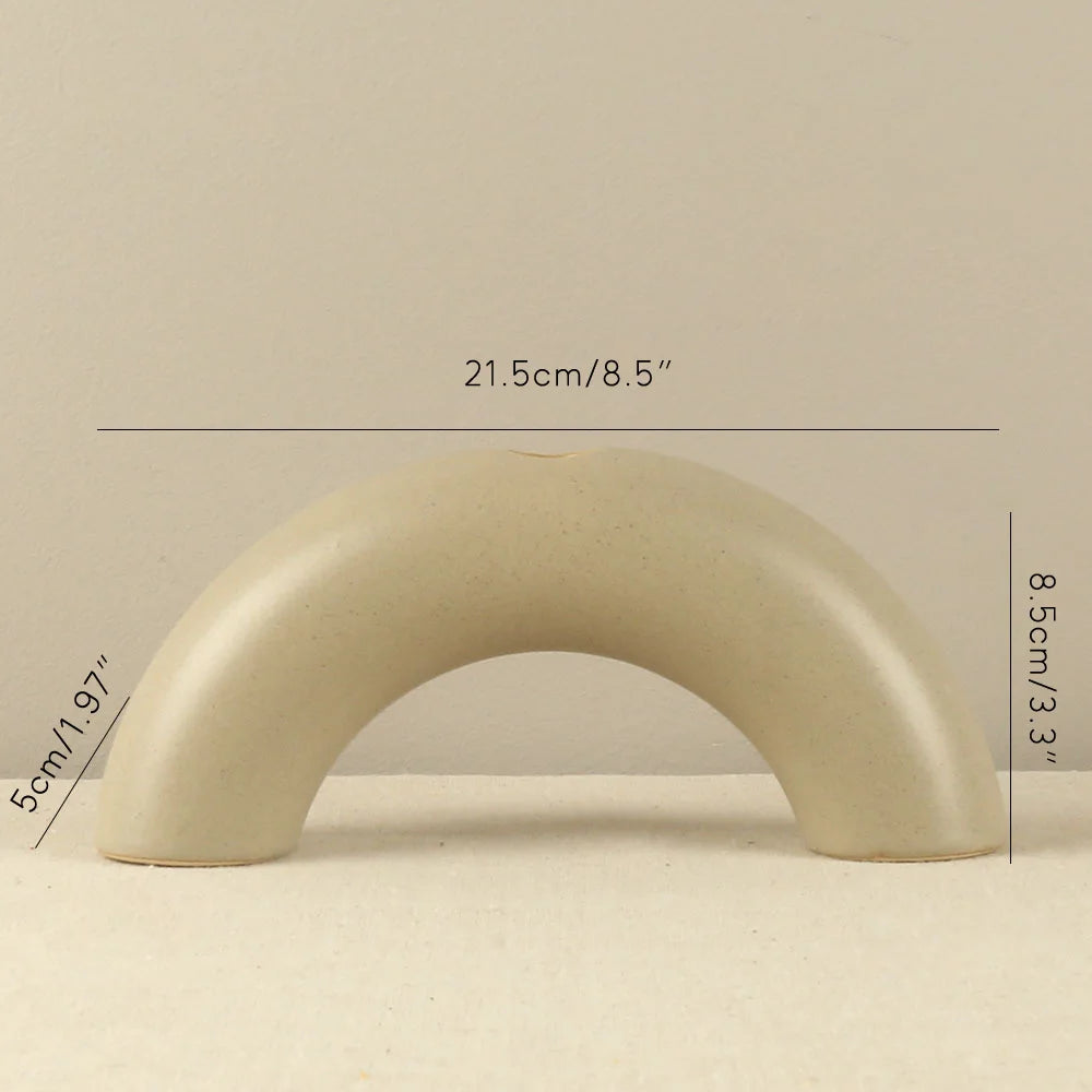 Ceramic Arch Candle Holder