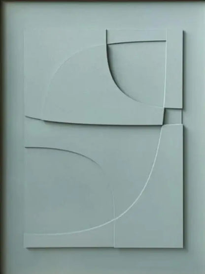 Modern Abstract Nordic 3D Geometric Canvas Wall Art