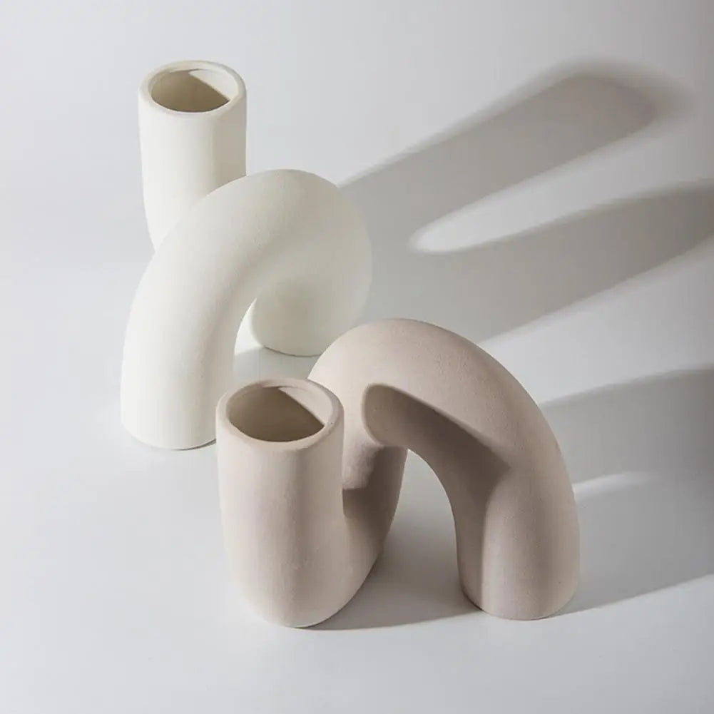Nordic Ceramic Noodle Vase