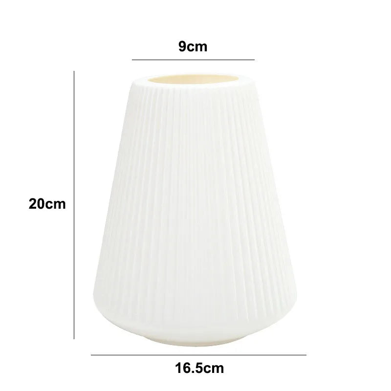 Modern Morandi Plastic Vase