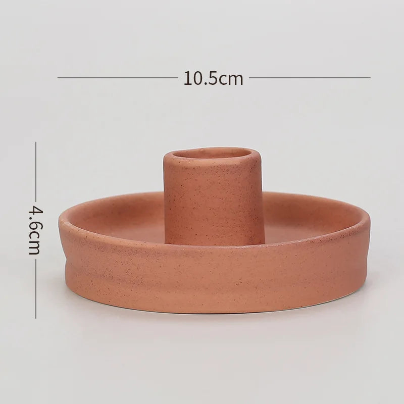 Modern Nordic Ceramic Taper Candle Holder